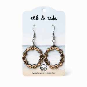 Seashell Hoop Earring