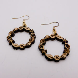 Seashell Hoop Earring