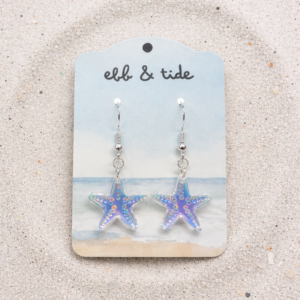 Iridescent Starfish Earring
