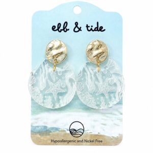 Clear Coastal Earring