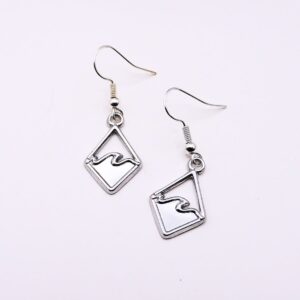 Silver Wave Earrings