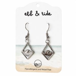 Silver Wave Earrings
