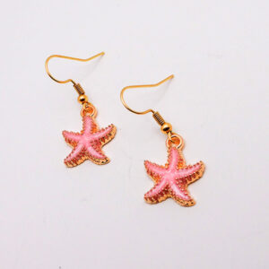 Gold Starfish Earrings